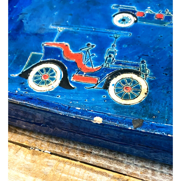 Vintage Mid Century Aldo Londi Bitossi Antique Car Ashtray 9.75" x 9.5" - Picture 6 of 16